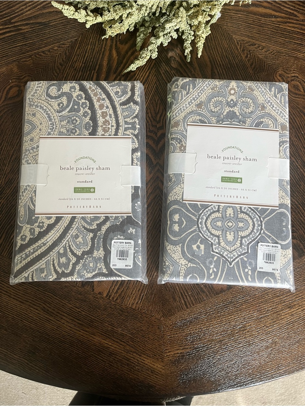 (2) Pottery Barn Shams